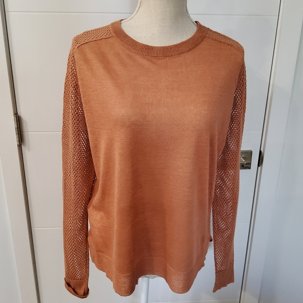 Theory Linen Blend Sweater Size M